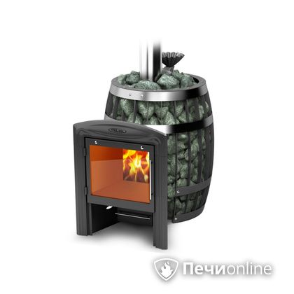 Дровяная банная печь TMF Саяны II Carbon Витра ЗК в Ярославле