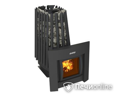 Дровяная печь-каменка GrillD Cometa Vega 350 window Max в Ярославле