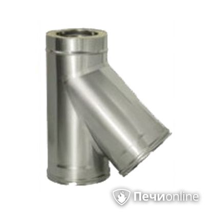 Дымоход Дымок Тройник 45° с изоляцией 0.5 мм. ТRFR45 150/230 в Ярославле