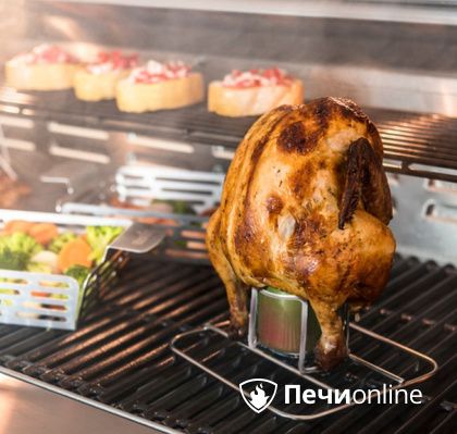 Ростер Char-Broil Grill+ для курицы с креплением для емкости в Ярославле