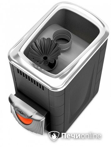 Дровяная банная печь TMF Ангара 2012 Inox ДНС КТК ЗК антрацит в Ярославле