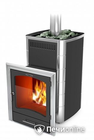 Дровяная банная печь TMF Калина II Inox БСЭ ТО антрацит НВ ПРН в Ярославле
