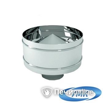 Дымоход УМК Оголовок с дефлектором D200х280 Н+Оц 0.5мм 0.5мм по воде в Ярославле
