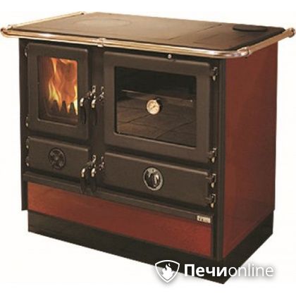 Отопительно-варочная печь MBS Thermo Magnum Red R с теплообменником и духовым шкафом в Ярославле